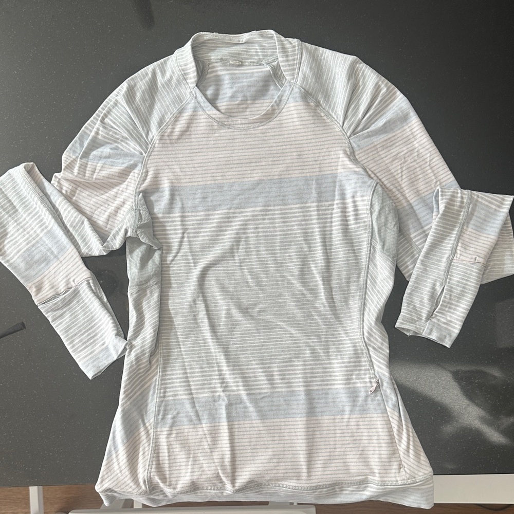 lululemon athletica Women's Striped Long Sleeve Top